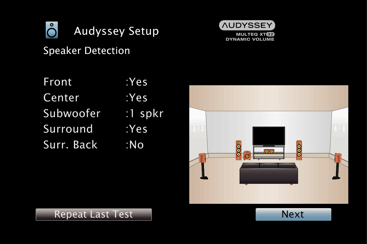 GUI AudysseySetup7 MultEQ XT32
